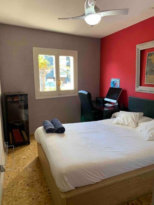 Apartamento Playa Urb Privada 2 Habitaciones Valensiya Dış mekan fotoğraf